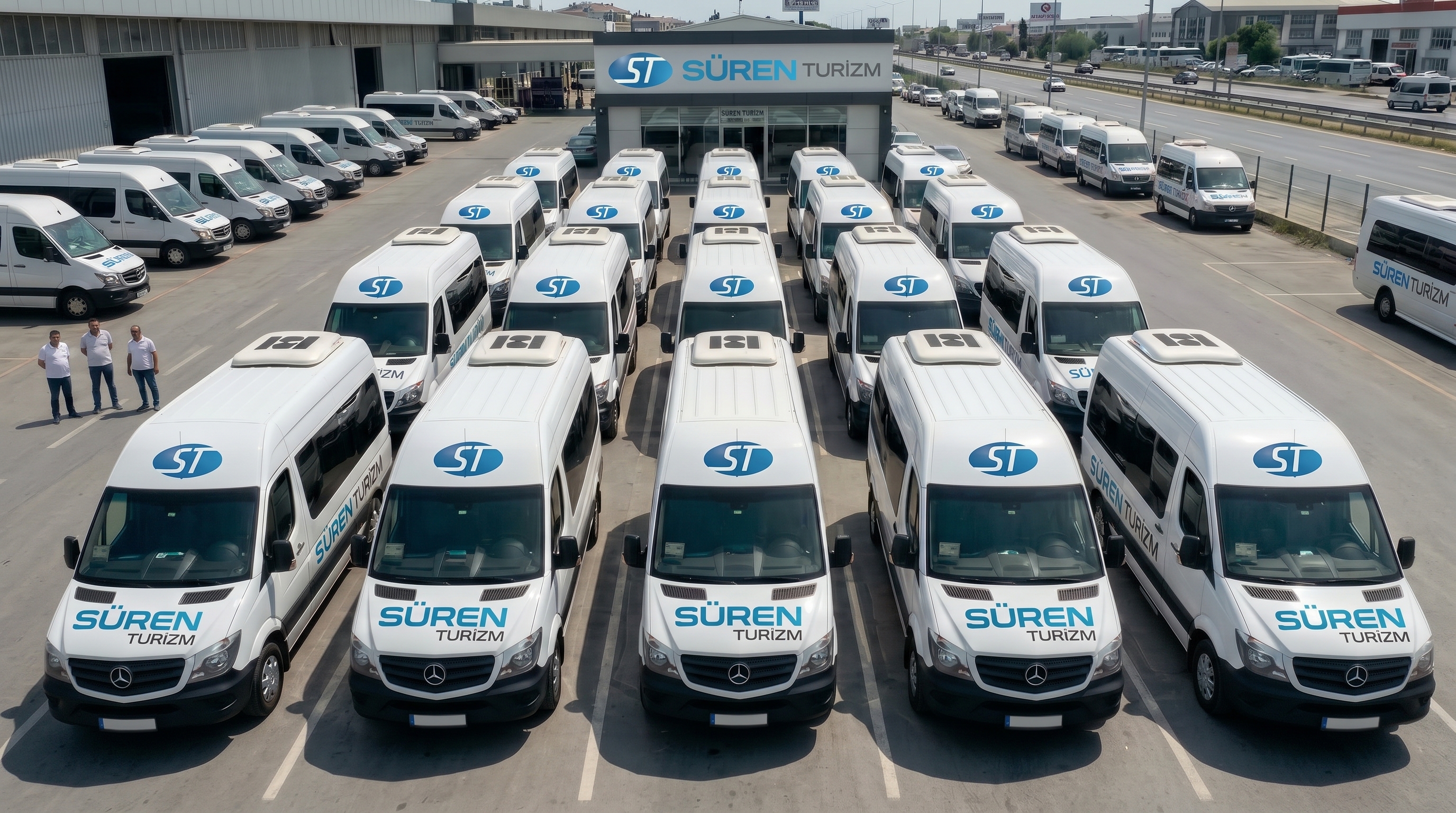 İstanbul genelinde kurumsal personel taşımacılığı ve servis araçları filosu